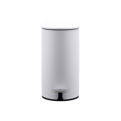 Estia Κάδος Slim Oval 5 lt. Mat Λευκός