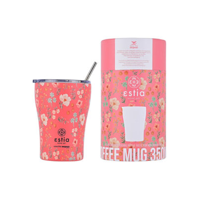 Estia Save The Aegean Coffee Mug 350 ml. Bouquet Coral