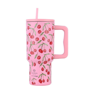 Estia Straw Tumbler XL Sta 900 ml. Cherry rose