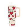 Estia Straw Tumbler XL Sta 900 ml. Red Valentine