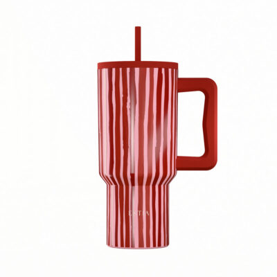 Estia Straw Tumbler XL Sta 900 ml. Viva Stripe