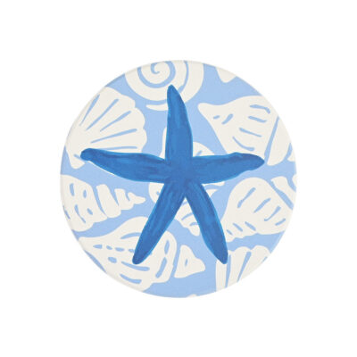 Estia Σουβέρ Round ceramic 10 cm. Shell shore