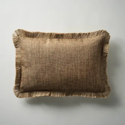 Gofis Μαξιλαροθήκη Σχέδιο-229 Jute fringe 30 x 45 cm.