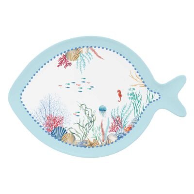 Easy Life Sea Breeze Πιατέλα Σχήμα ψάρι 31 x 21,5 cm.