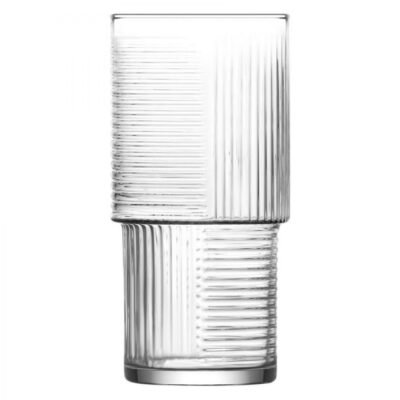 Lav Helen Ποτήρι Στοιβαζόμενο Σωλήνας Σετ-6 400 ml.