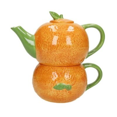 Brandani Teiera con tazza Arancia Set-2 Τσαγιέρα + κούπα