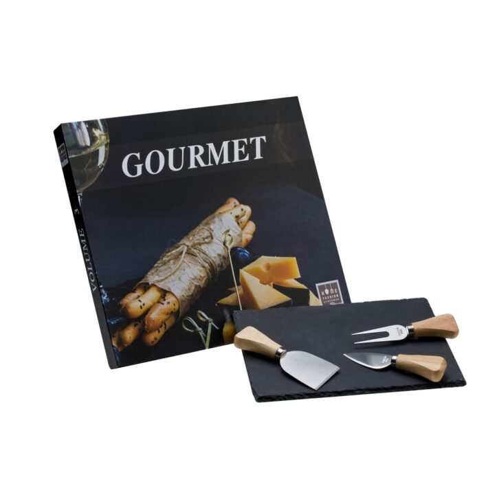 Home Fashion Πλατό Gourmet Petra + 3 Μαχαίρια
