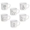 Tognana Stoneware White little funny ones Κούπα 350 cc.