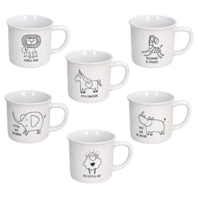 Tognana Stoneware White little funny ones Κούπα 350 cc.