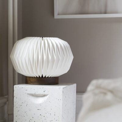 Byon Table Lamp Origami White / Brown 410 mm. x 310 mm.