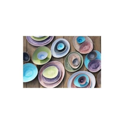 Cosy & Trendy Street food Πιάτο Ρηχό Οβάλ 19,5 x 16 cm. Διάφορα χρώματα