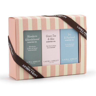 La Candles Scented Oil 10 ml. Iris &Patsouli - Mandarin & Sandalwood - Green Tea & Aloe