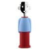 Alessi Alessandro M.Corkscrew 18/10 Stainless Steel Light Blue - Red