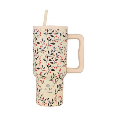 Estia Straw Tumbler XL Sta 900 ml. Bloom Beige