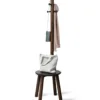 Umbra Pillar Stool/Coatrack Balck/Wallnut