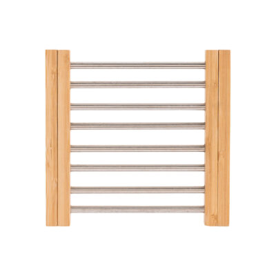 Estia Bamboo Βάση Μαγειρικού Σκεύος Με Inox