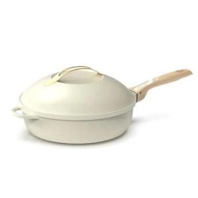 Cookut Fabulous Τηγάνι 8 χρήσεων + καπάκι 28 cm. + 4,5 lt. Crema