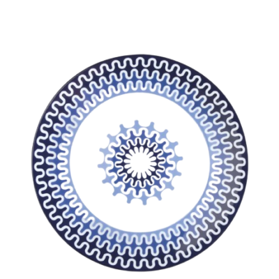 Illusion Blue Ιωνία Πιάτο Φρούτου 23,5 cm