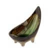 Cosy & Trendy Fervido Πιάτο ρηχό γόνδολα με 4 πόδια 12 x 6,5 x 9,7 cm. Green