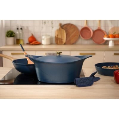 Cookut Γάστρα Cocotte 33 cm. - 9 lt. Blueberry