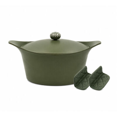 Cookut Γάστρα Cocotte 33 cm. - 9 lt. Green
