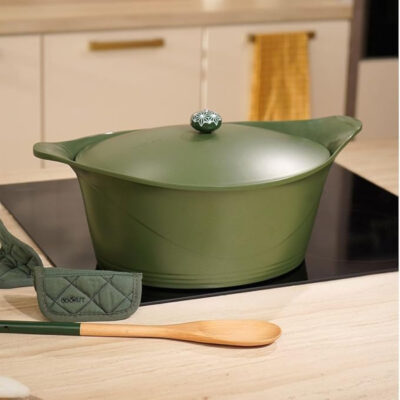 Cookut Γάστρα Cocotte 33 cm. - 9 lt. Green