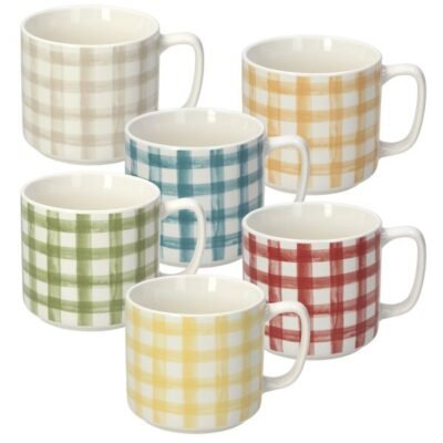 Tognana Caledonia Ivy new bone china Κούπα breakfast 500 cc. 6 Χρώματα