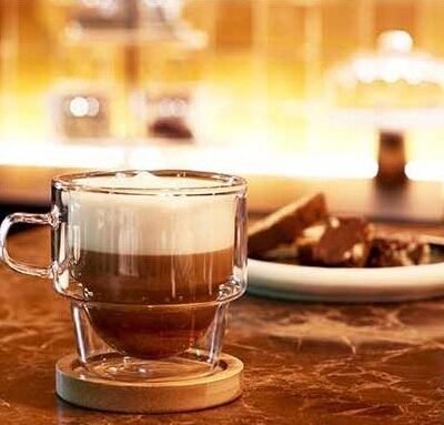 Cosy & Trendy Σετ-2 Koύπες Διπλότυχες με Σουβέρ 180 ml.