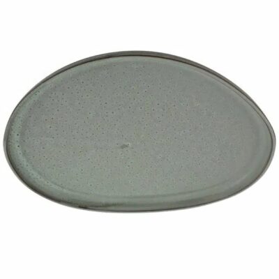 Granite Tm Glazed Εκρού Πιατέλα 34 x 27.2 x 2.2 cm.