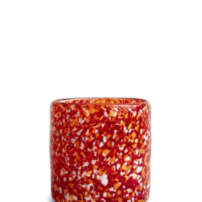 Byon Candle Holder Calore Red/ Orange Medium