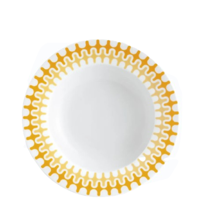 Illusion Yellow Ιωνία Πιάτο Βαθύ 23 cm