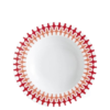Illusion Red Ιωνία Πιάτο Βαθύ 23 cm