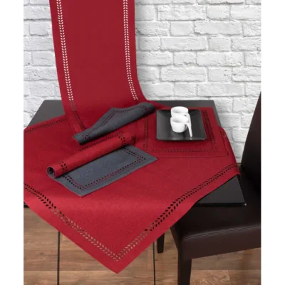 Silk Fashion Σουπλά BG18 Red / Anthracite 35 x 45 cm.