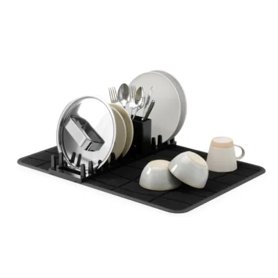 Umbra Udry Ultra Drying Rack W Mat Black