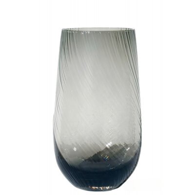 Home Fashion Ποτήρι Style Smokey Grey 580 ml. Σωλήνας