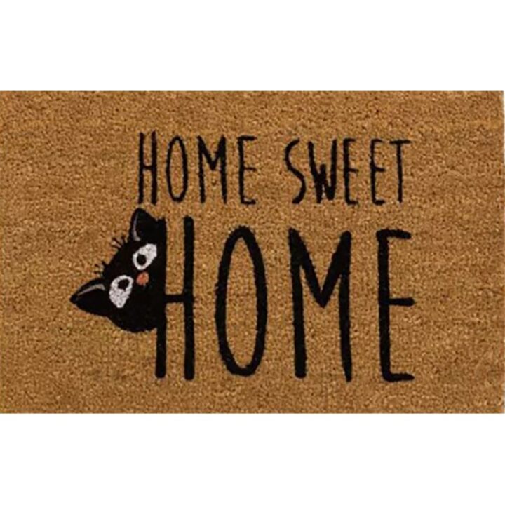 Etoile Ποδόμακτρο Εισόδου Ορθογώνιο 40 x 60 cm. Home Sweet Home Γάτα