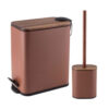 Mrs Home Κάδος 5 lt. Bamboo καπάκι Soft Close + Πιγκάλ Καφέ