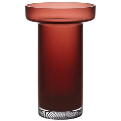 Kosta Boda Vase Limelight Rose Caramel 23 cm.