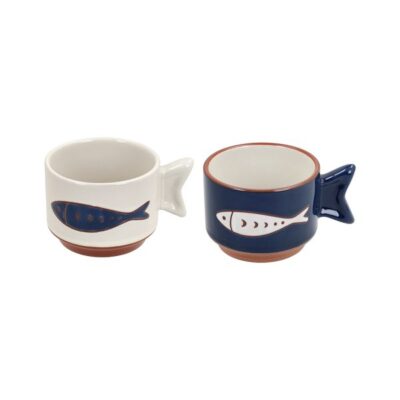 Tognana Stoneware Relief Ondina Κούπα coffee 160 cc.