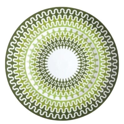 Illusion Green Ιωνία Πιατέλα Στρογγυλή 32 cm