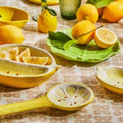 Tognana Relief Lemon Garden Βάση Κεραμική Για Κουτάλι