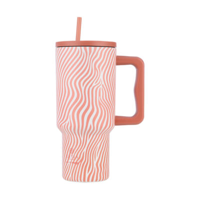 Estia Straw Tumbler XL Sta 900 ml. Soft Ripple