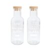 Tognana Bottle with cork stopper 1 lt. Stil & Sparkle