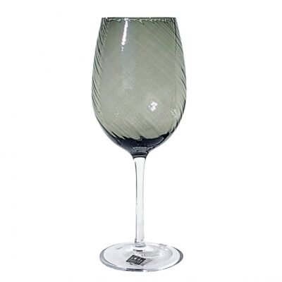 Home Fashion Ποτήρι Style Smokey Grey 640 ml. Νερού Με Πόδι