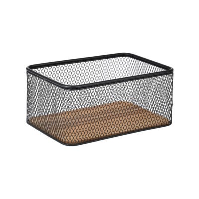 Estia Wired Black Καλάθι αποθ. 24 x 16,5 x 11 cm.