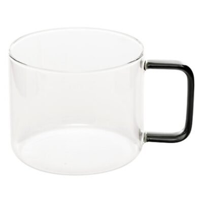 Κούπα γυάλινη Secret de gourmet με χεράκι γκρί 45 cl.12,5 x 7,9 x 9,4 cm.