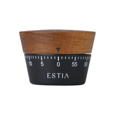 Estia Allure Χρονόμετρο Κουζίνας Αναλογικό 60 Λεπτών Μαύρο