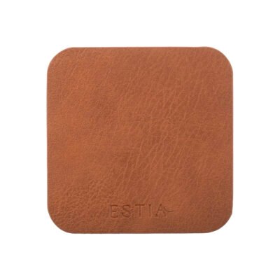 Estia Vei Σουβέρ σετ-4 4γωνά Καφέ 10 x 10 cm.