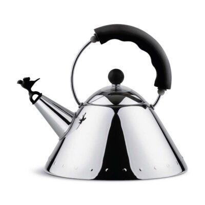 Alessi Kettles Michael Graves 9093 2 lt. Inox Με Χεράκι Black