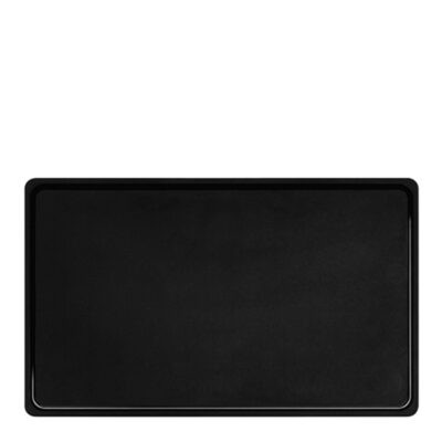Πλάκα Kοπής GTSA Πολυαιθυλενίου με λούκι 40 x 30 x 1,3 cm. Μαύρη